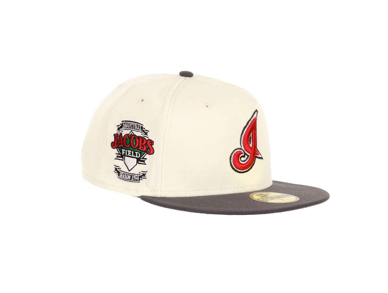 Cleveland Indians MLB Jacobs Field 10th Anniversary Sidepatch Chrome 59Fifty Basecap New Era
