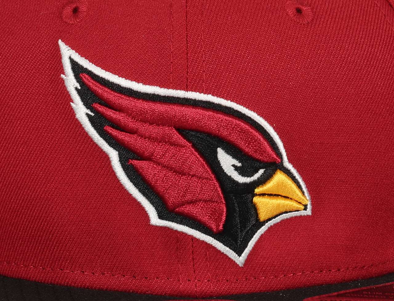 Arizona Cardinals NFL Two Tone red black 9Fifty Original Fit Snapback Cap New Era