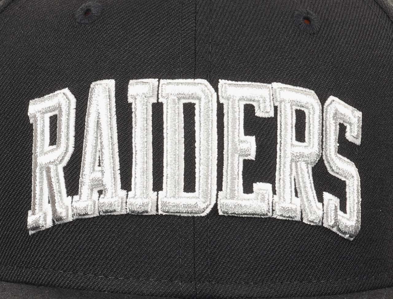 Las Vegas Raiders NFL Black Script 9Fifty Snapback Cap New Era