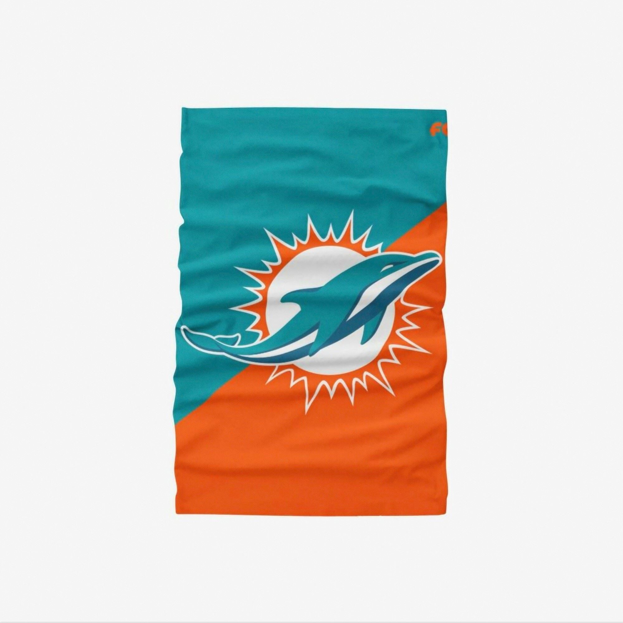 Miami Dolphins Colour Block Big Logo Gaiter Scarf Forever Collectibles