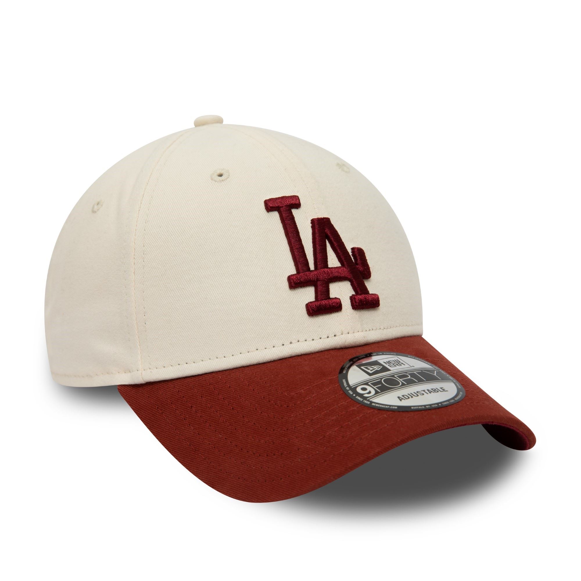 Los Angeles Dodgers MLB Beige Red 9Forty Adjustable Cap New Era