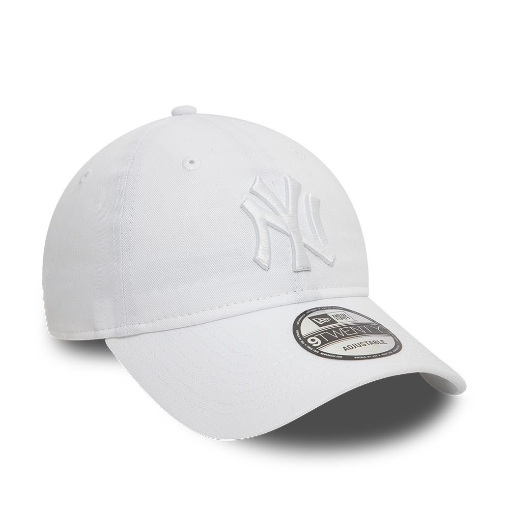 New York Yankees MLB League Essential Tonal Weiß Verstellbare 9Twenty Cap New Era