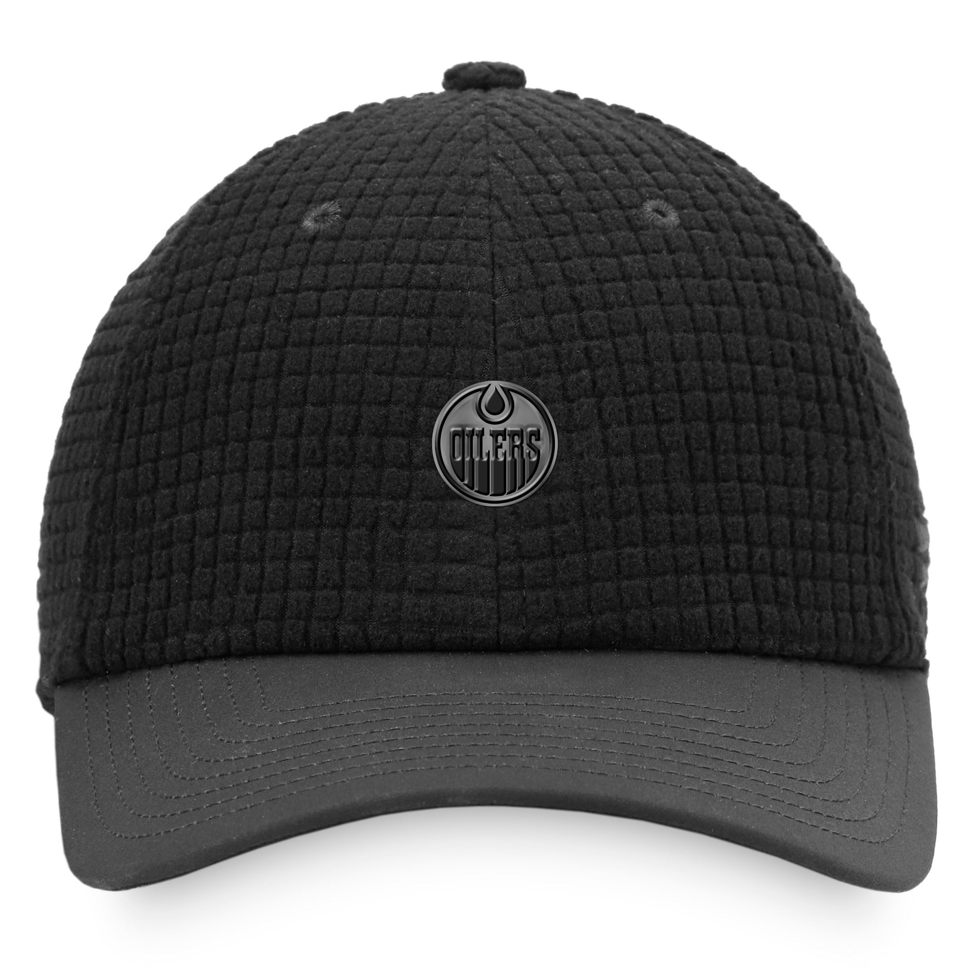 Edmonton Oilers NHL Authentic Pro Black Ice Unstructured Snapback Cap Fanatics