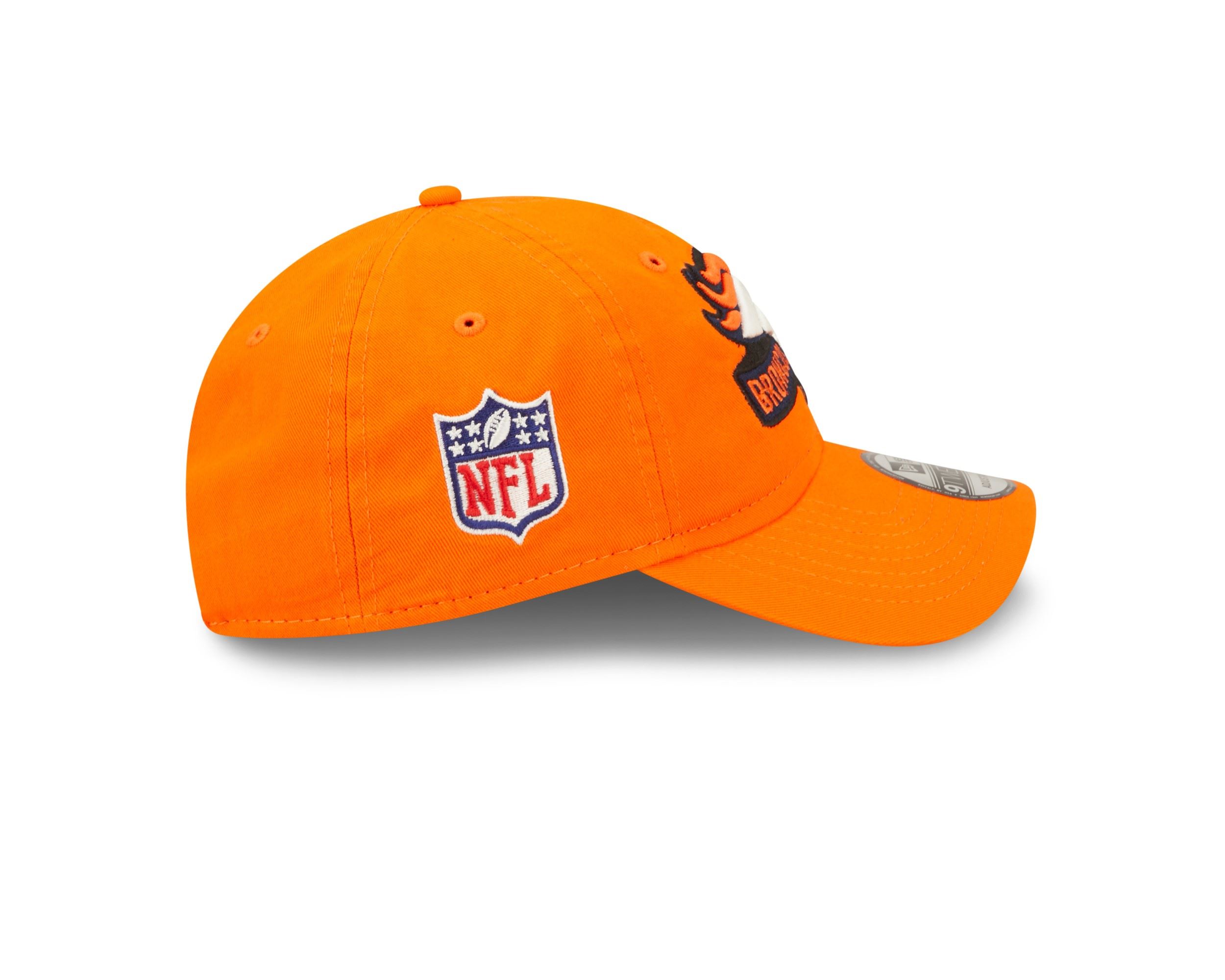 Denver Broncos NFL 2022 Sideline Orange 9Twenty Unstructured Strapback Cap New Era