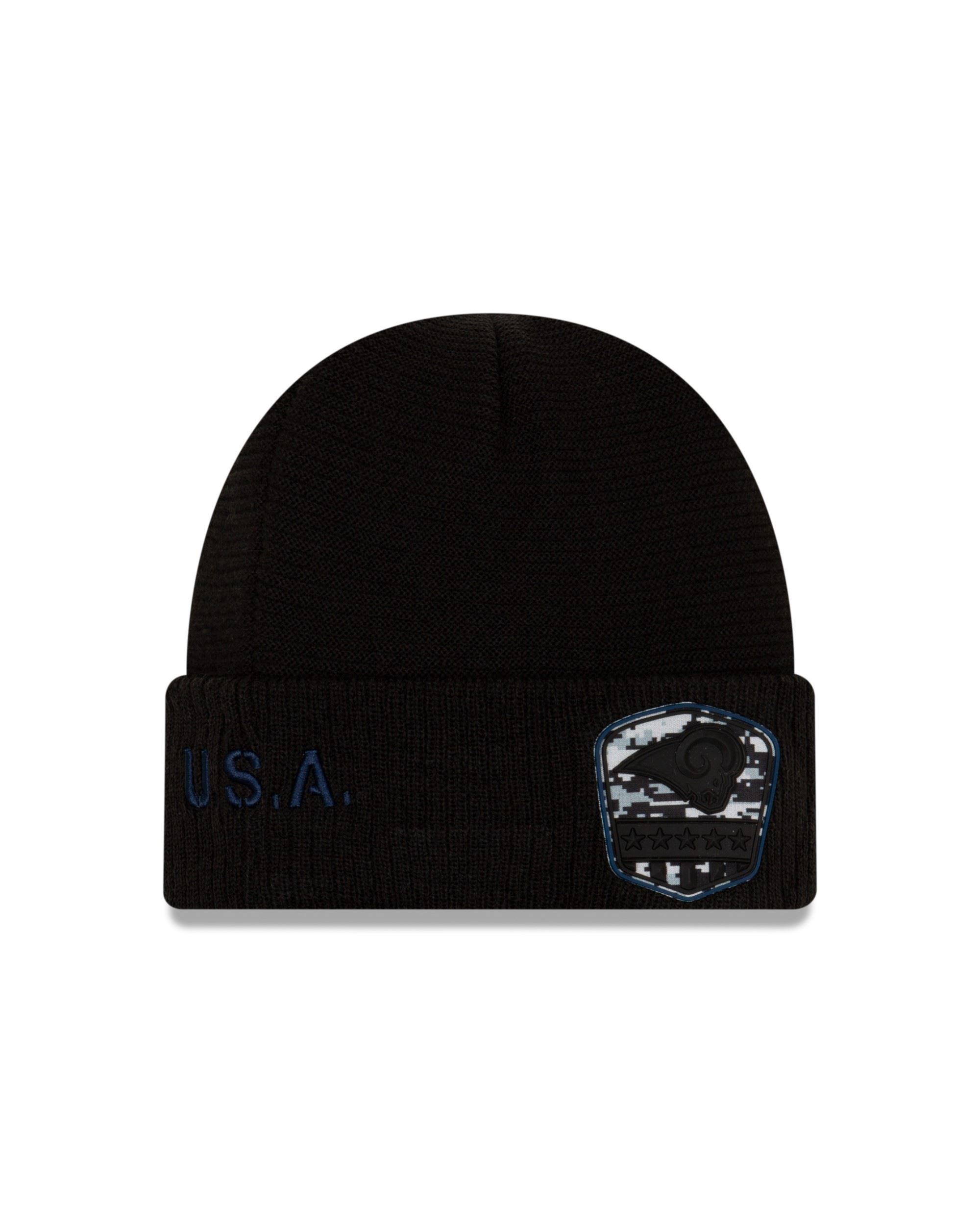Los Angeles Rams NFL On Field 2019 Salute to Service Beanie New Era