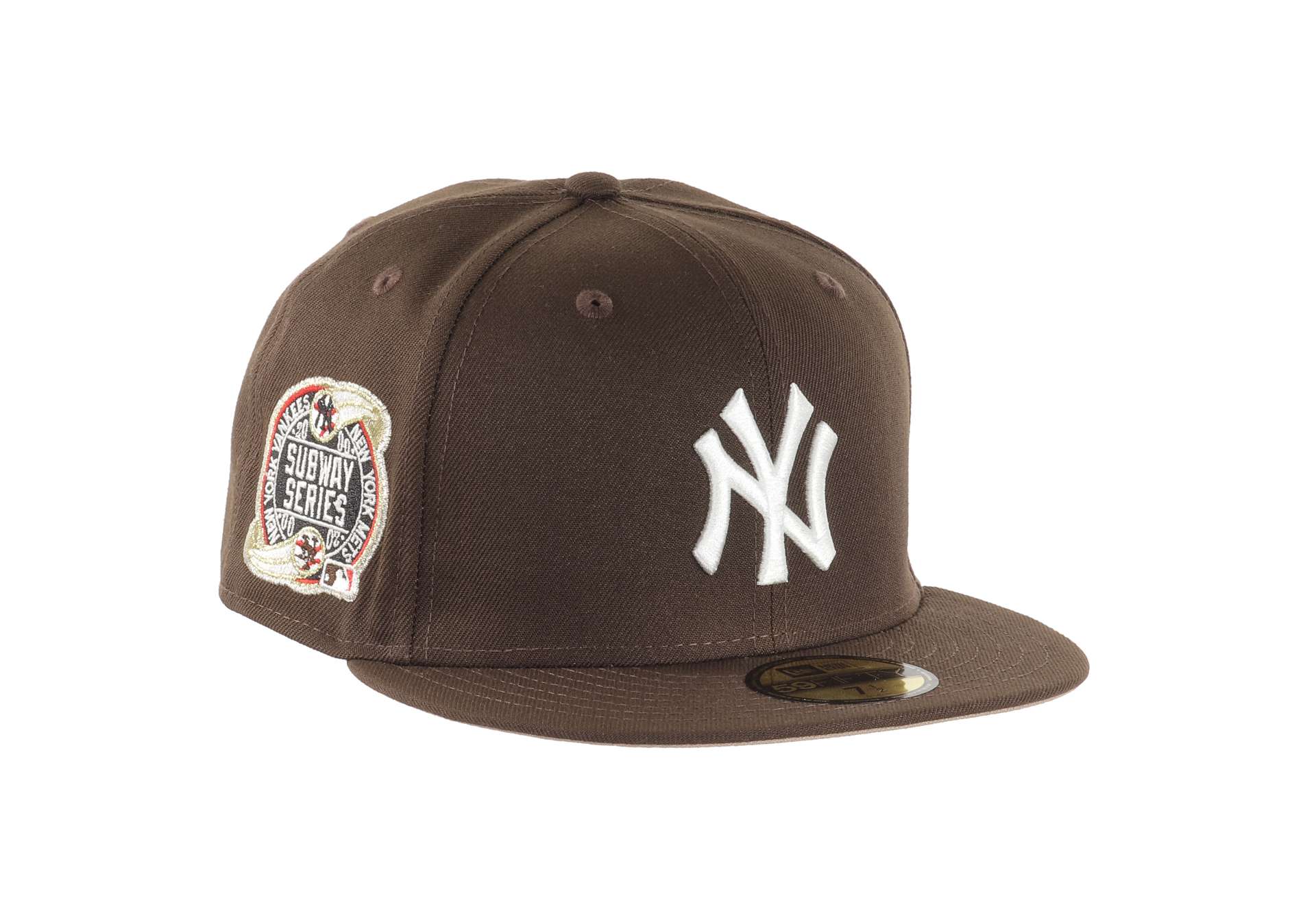 New York Yankees Sidepatch MLB Subway Series Walnut Camel 59Fifty Basecap New Era
