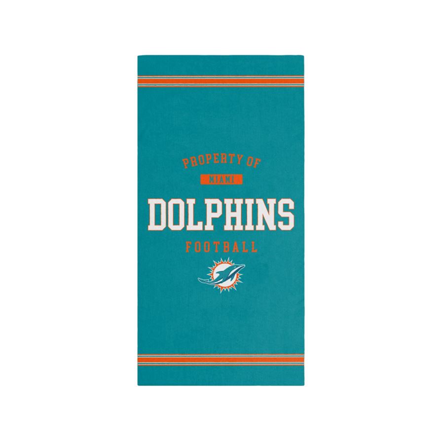 Miami Dolphins NFL 2024 Beach Towel Bath towel Hand towel Blue Foco
