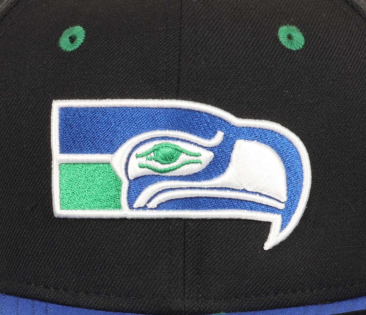 Seattle Seahawks NFL 9Fifty OF Black Blue Snapback Cap New Era