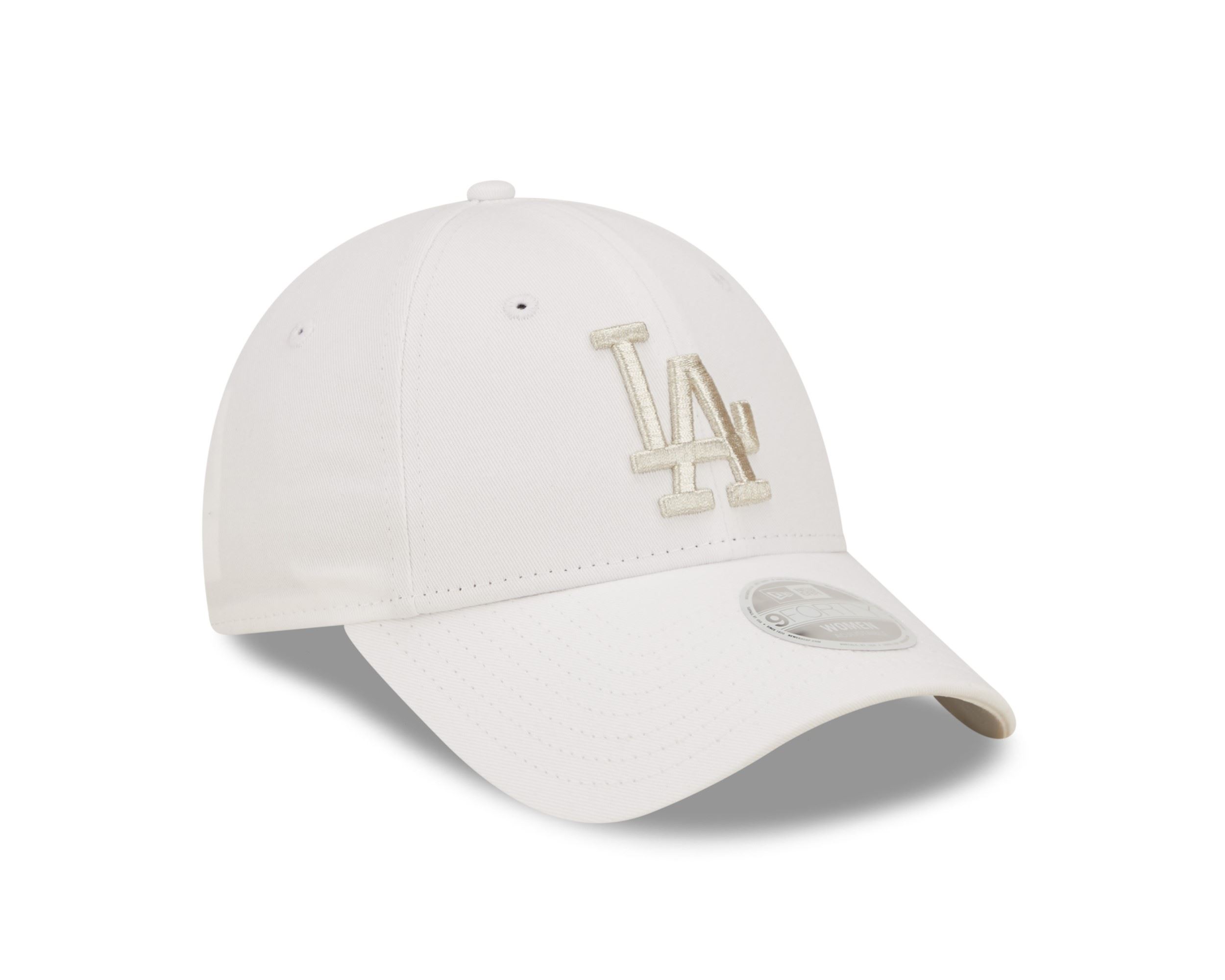 Los Angeles Dodgers MLB Metallic Logo White 9Forty Adjustable Women Cap New Era