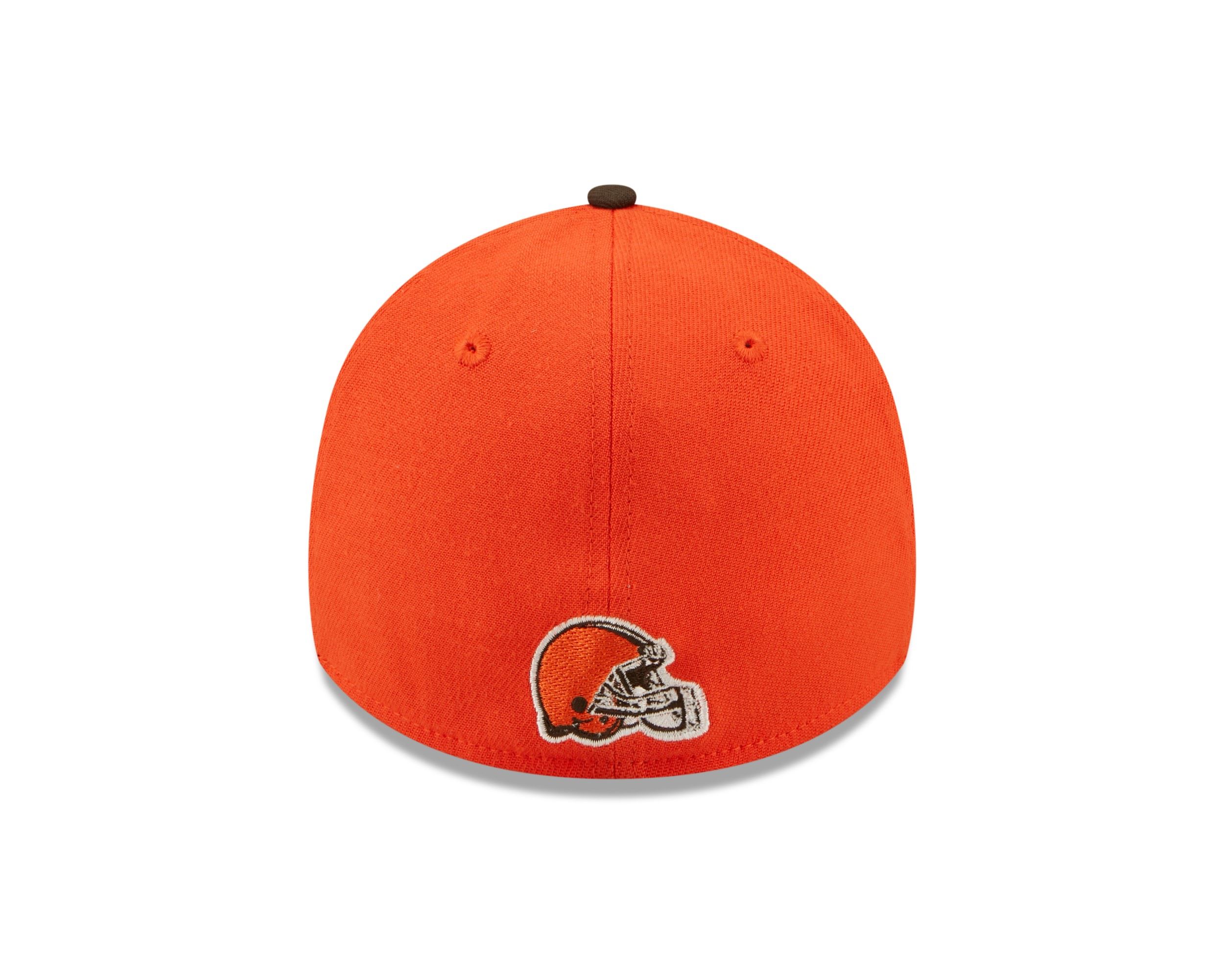 Cleveland Browns NFL 2022 Sideline Orange Brown 39Thirty Stretch Cap New Era