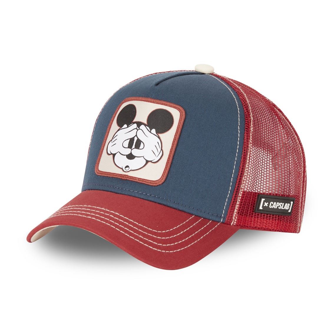 Mickey Mouse Walt Disney Blue Red Trucker Cap Capslab