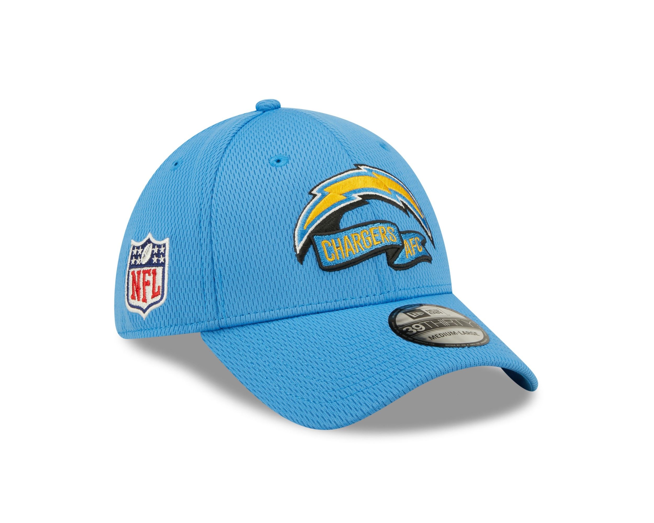 Los Angeles Chargers NFL 2022 Sideline Blue 39Thirty Stretch Cap New Era