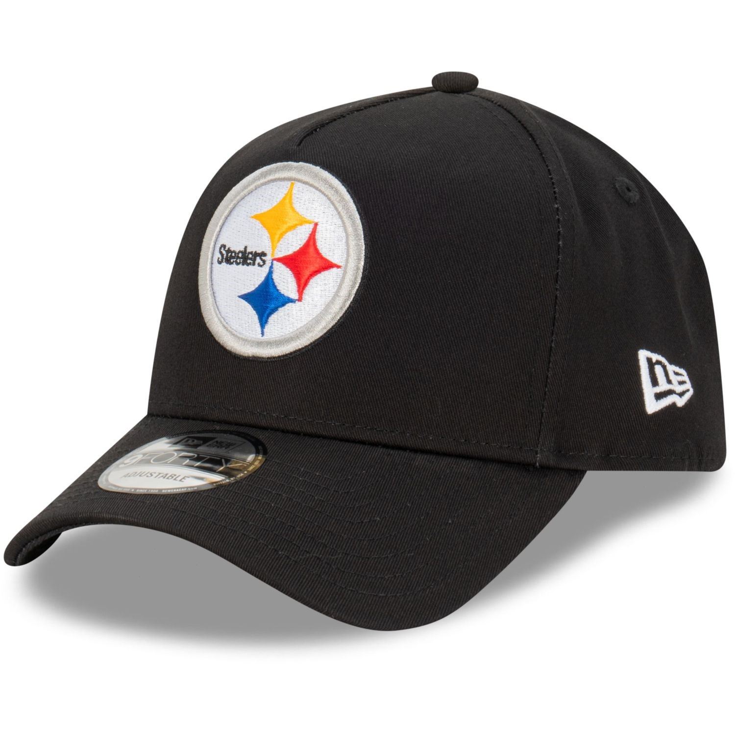 Pittsburgh Steelers NFL Evergreen Schwarz Verstellbare 9Forty A-Frame Cap New Era