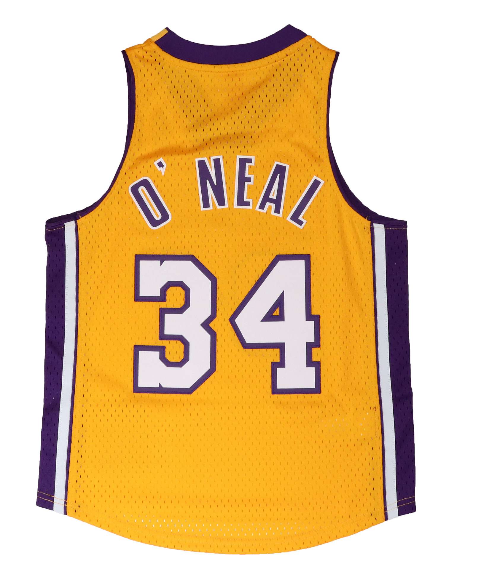 Shaquille O'Neal #34 Los Angeles Lakers NBA Kids Swingman Home Jersey Mitchell & Ness