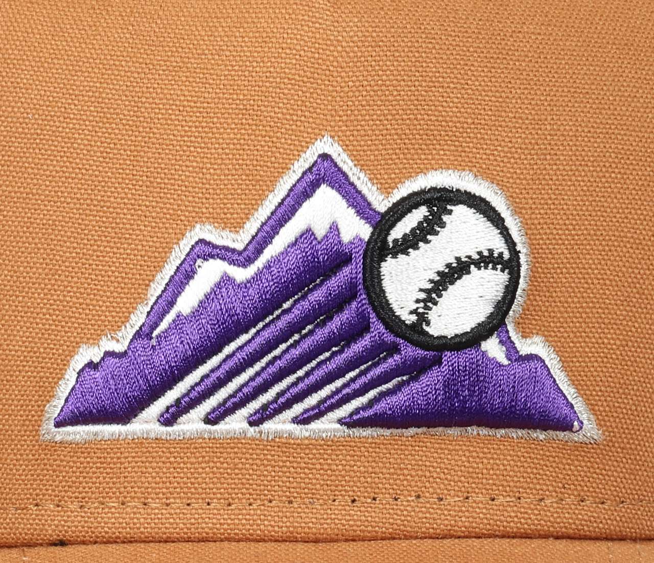 Colorado Rockies MLB 20th Anniversary Sidepatch Brown 9Forty A-Frame Snapback Cap New Era