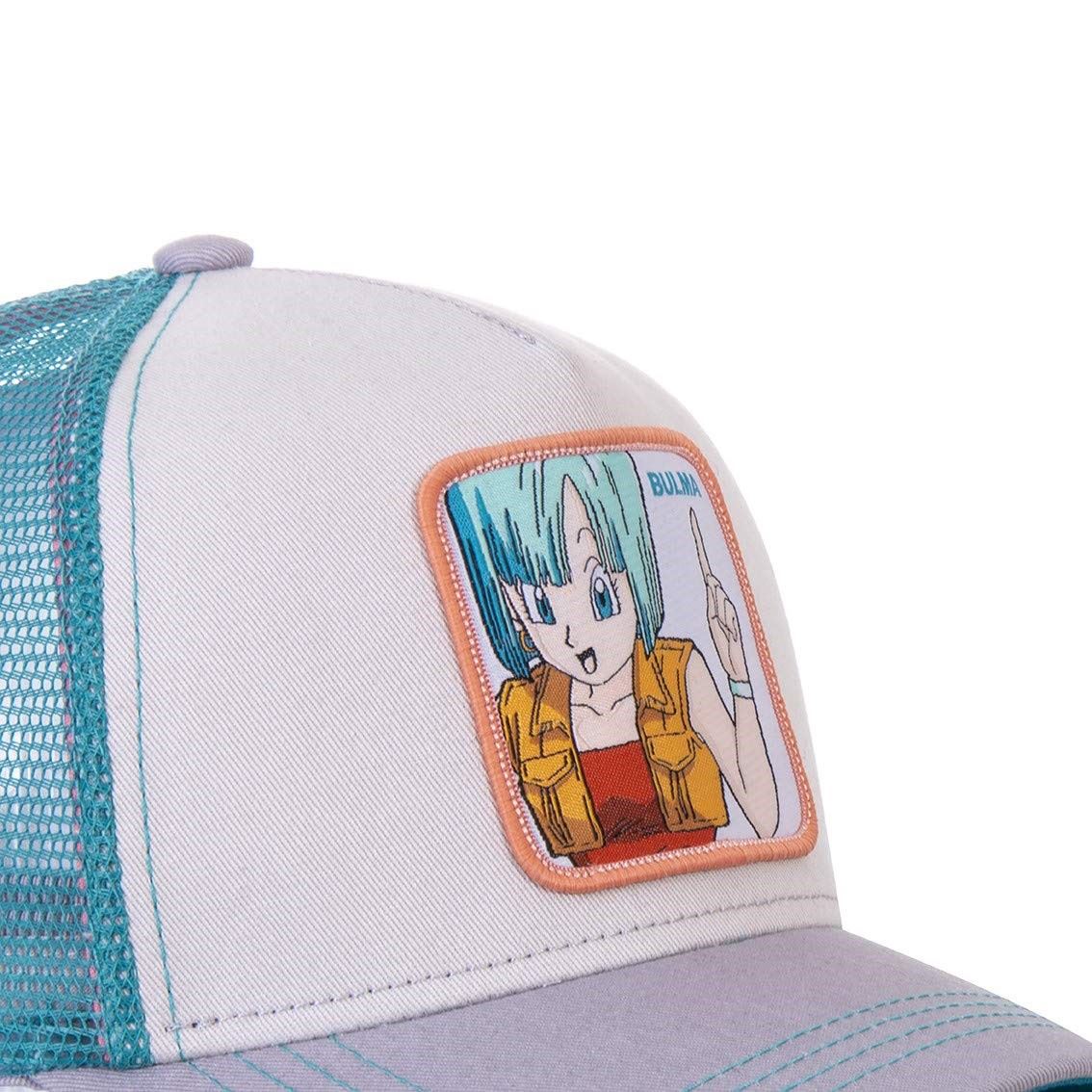 Bulma Dragon Ball Z  Grey / Turquoise Trucker Cap Capslab 