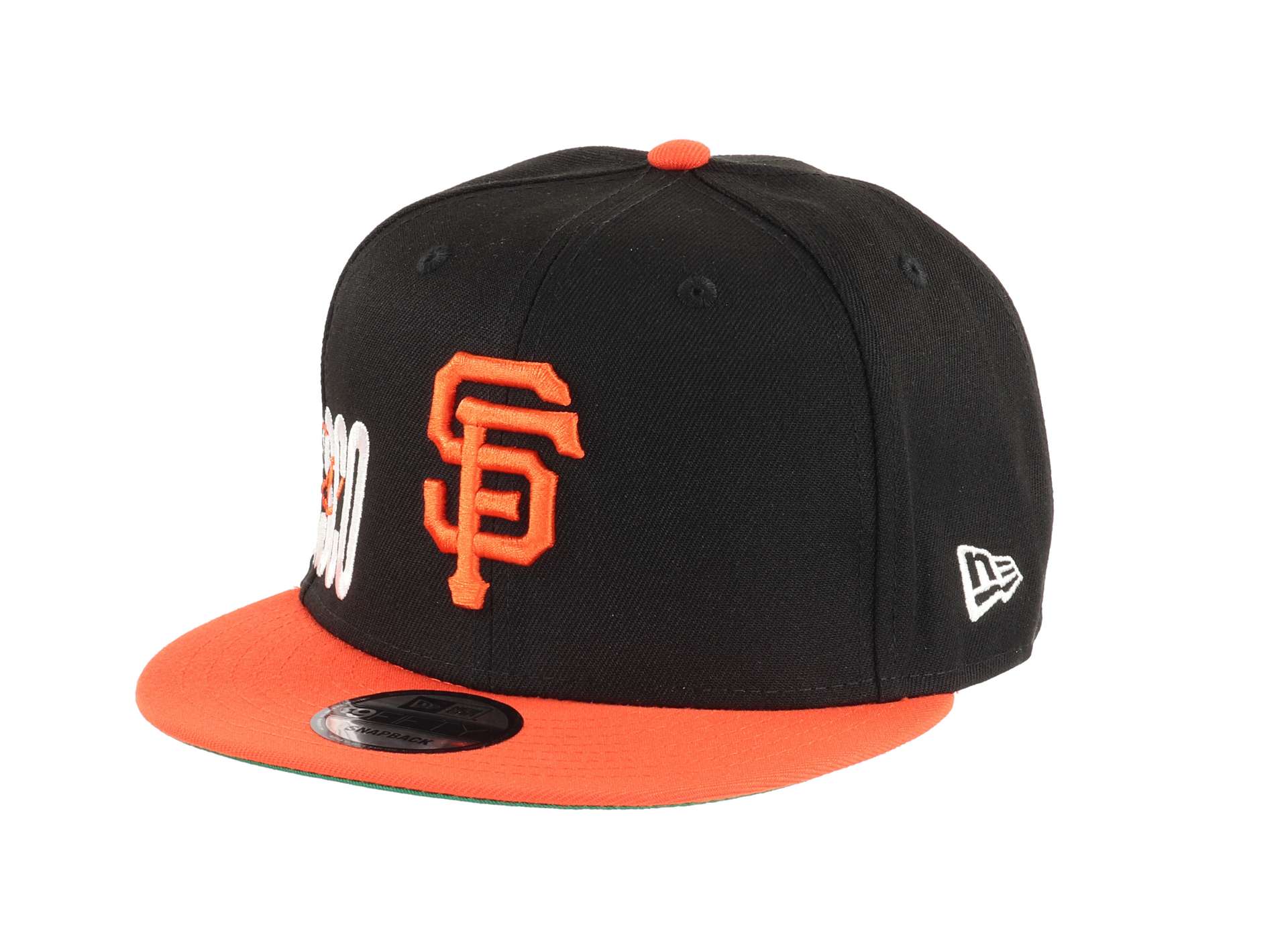 San Francisco Giants Sidefont Black / Orange 9Fifty Snapback Cap New Era