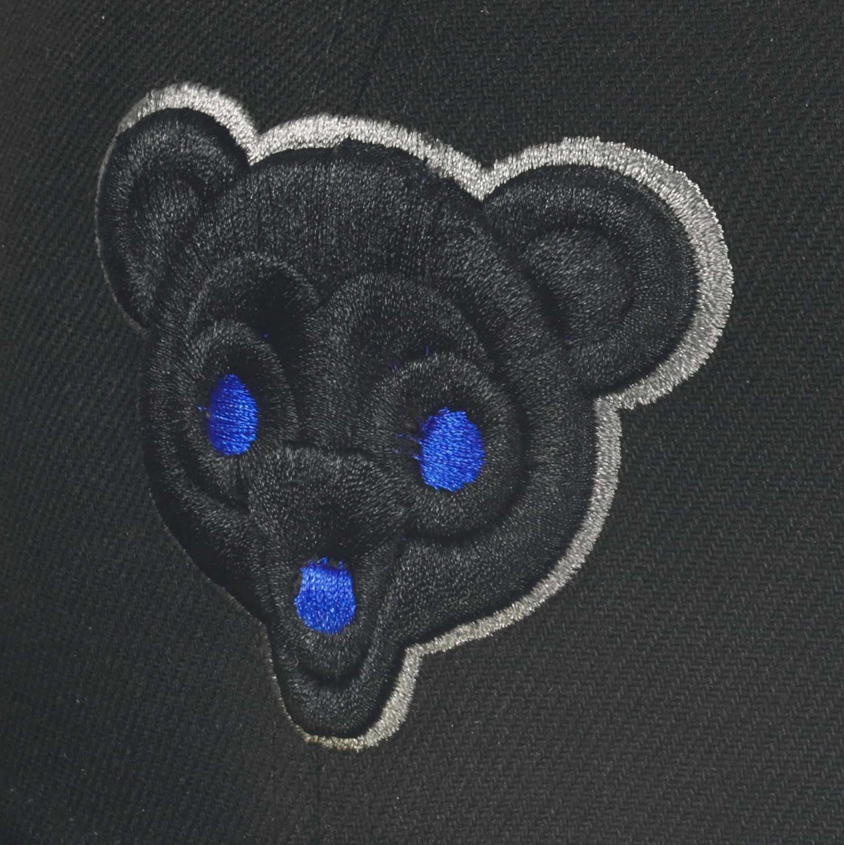 Chicago Cubs MLB Black Base Side Patch Wrigley Field 59Fifty Basecap New Era