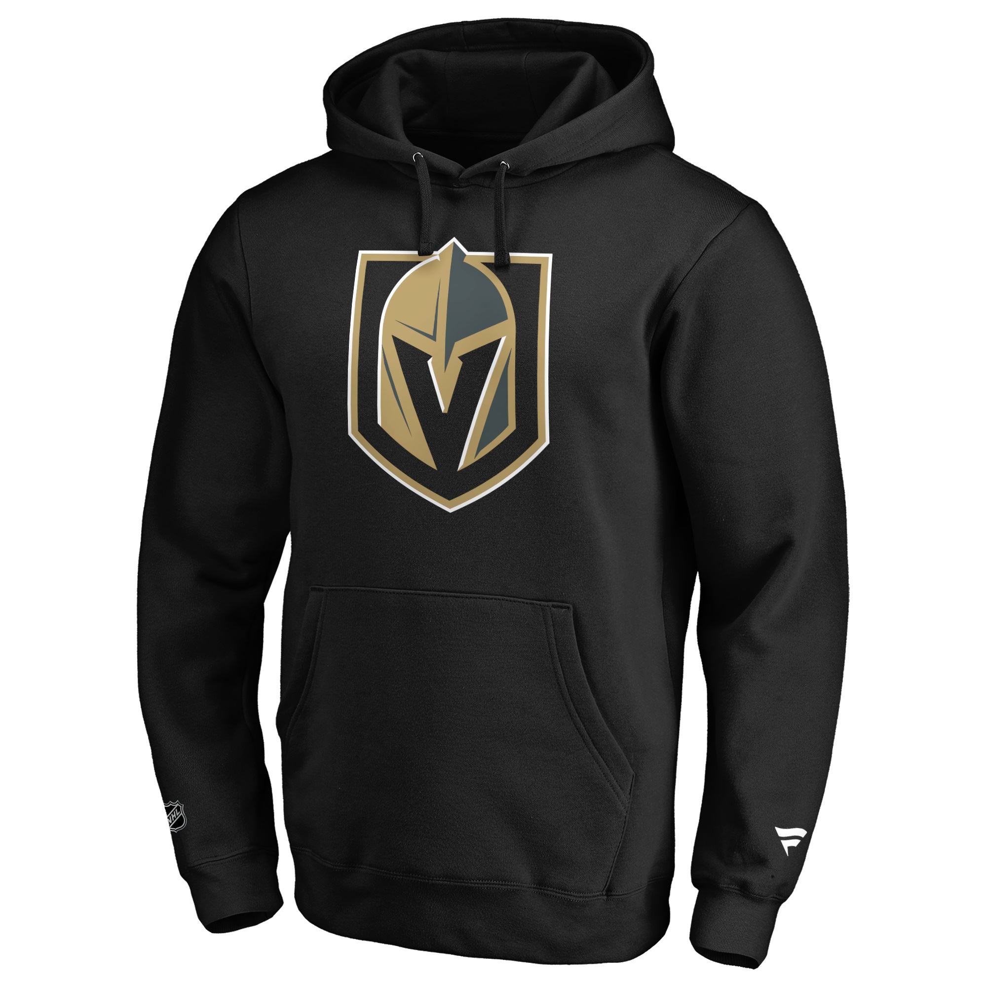 Vegas Golden Knights Black NHL Mid Essentials Crest Graphic Hoody Fanatics