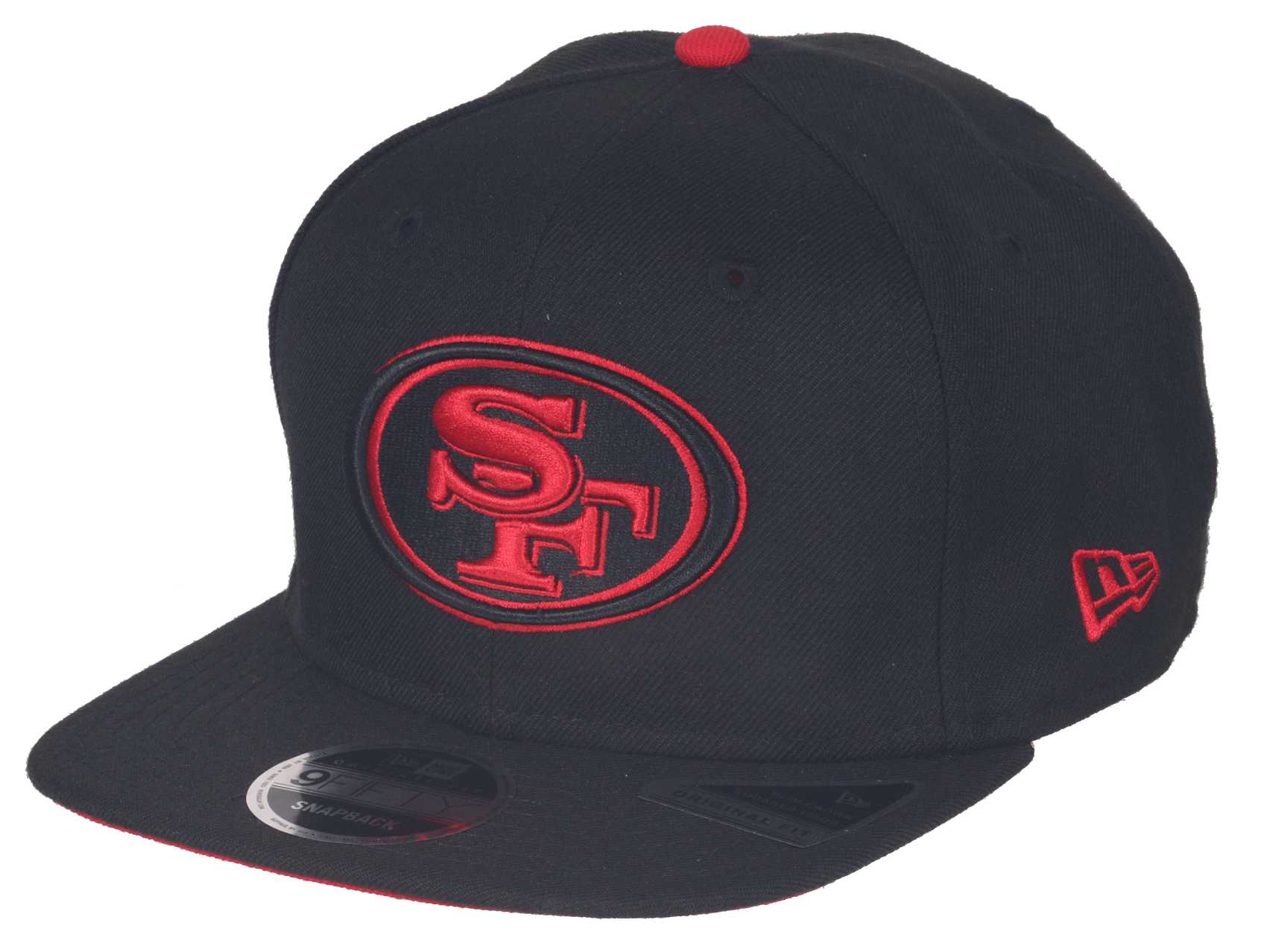 San Francsico 49ers Black Base Black Red 9Fifty OF Snapback Cap New Era