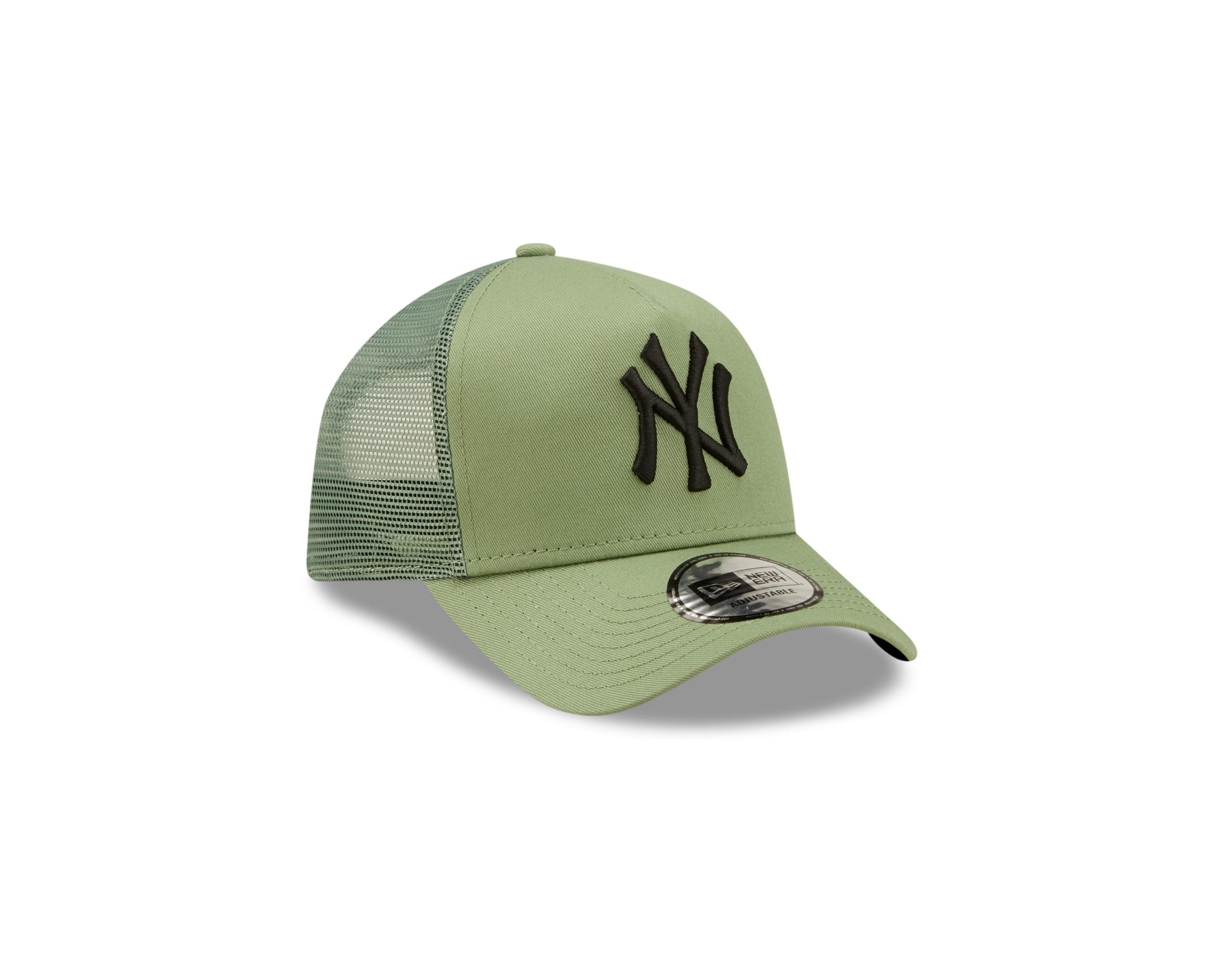 New York Yankees MLB League Essential Jade 9Forty Kids A-Frame Adjustable Trucker Cap New Era
