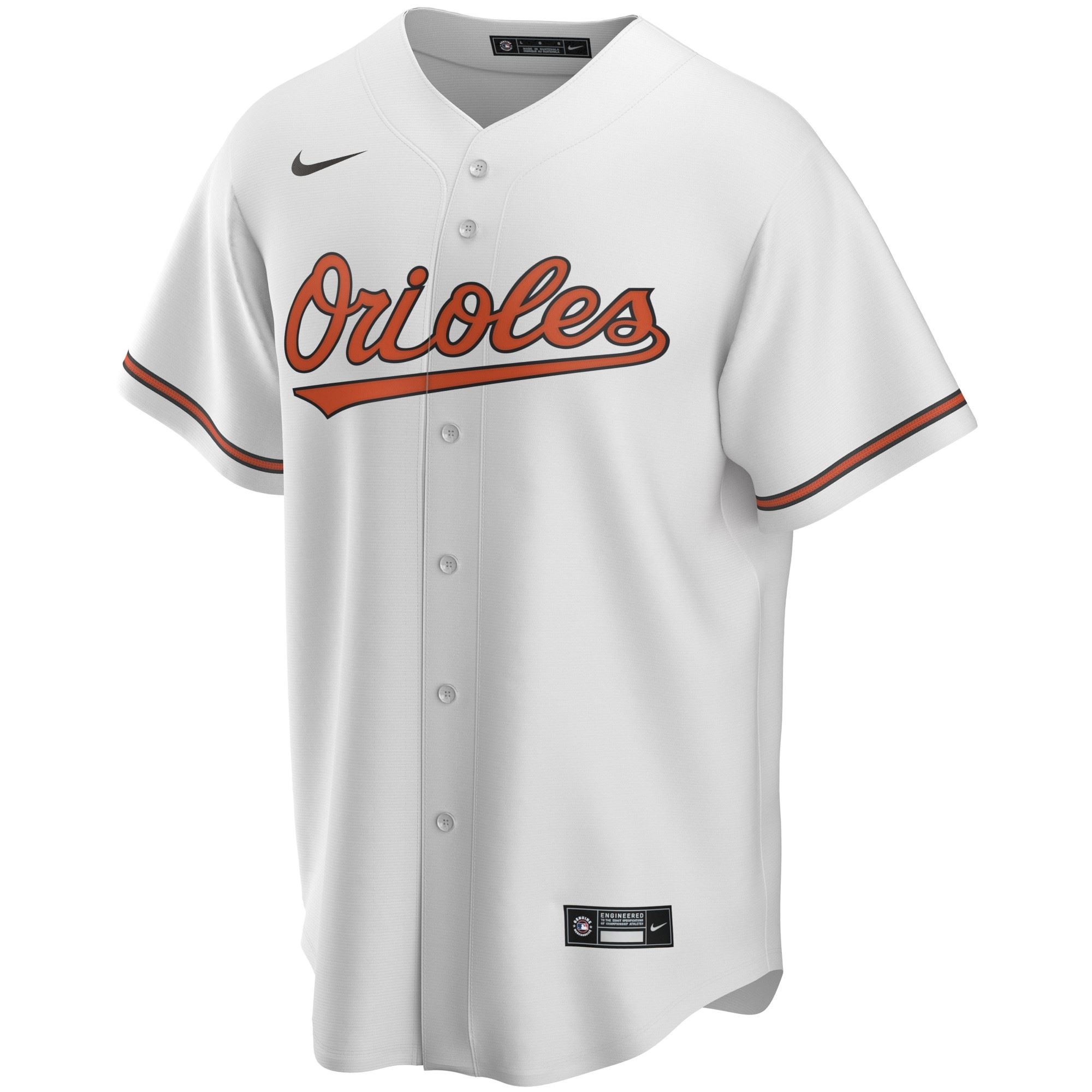 Baltimore Orioles Official MLB Replica Home Jersey White Nike