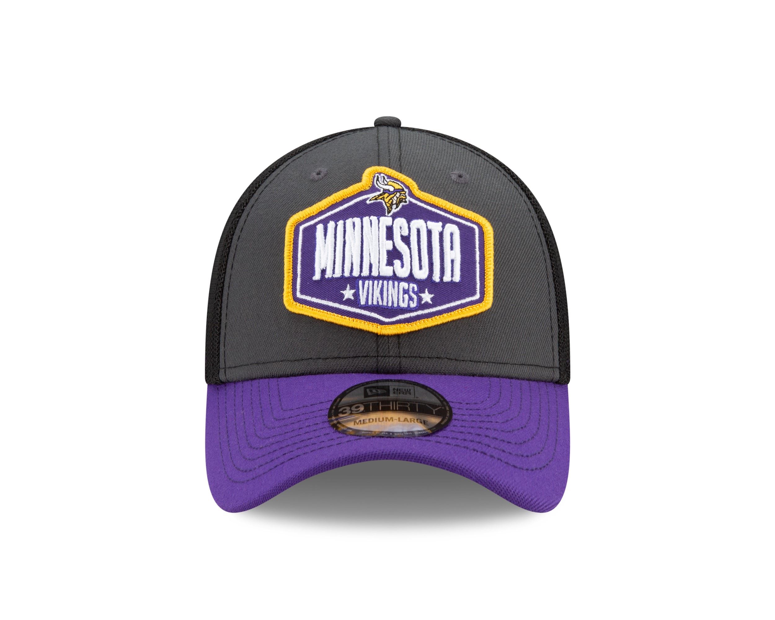 Minnesota Vikings NFL 2021 Draft 39Thirty Stretch Cap New Era