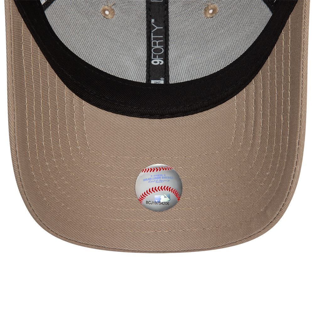 New York Yankees MLB League Essential Hellbraun Weiß Verstellbare 9Forty Cap New Era