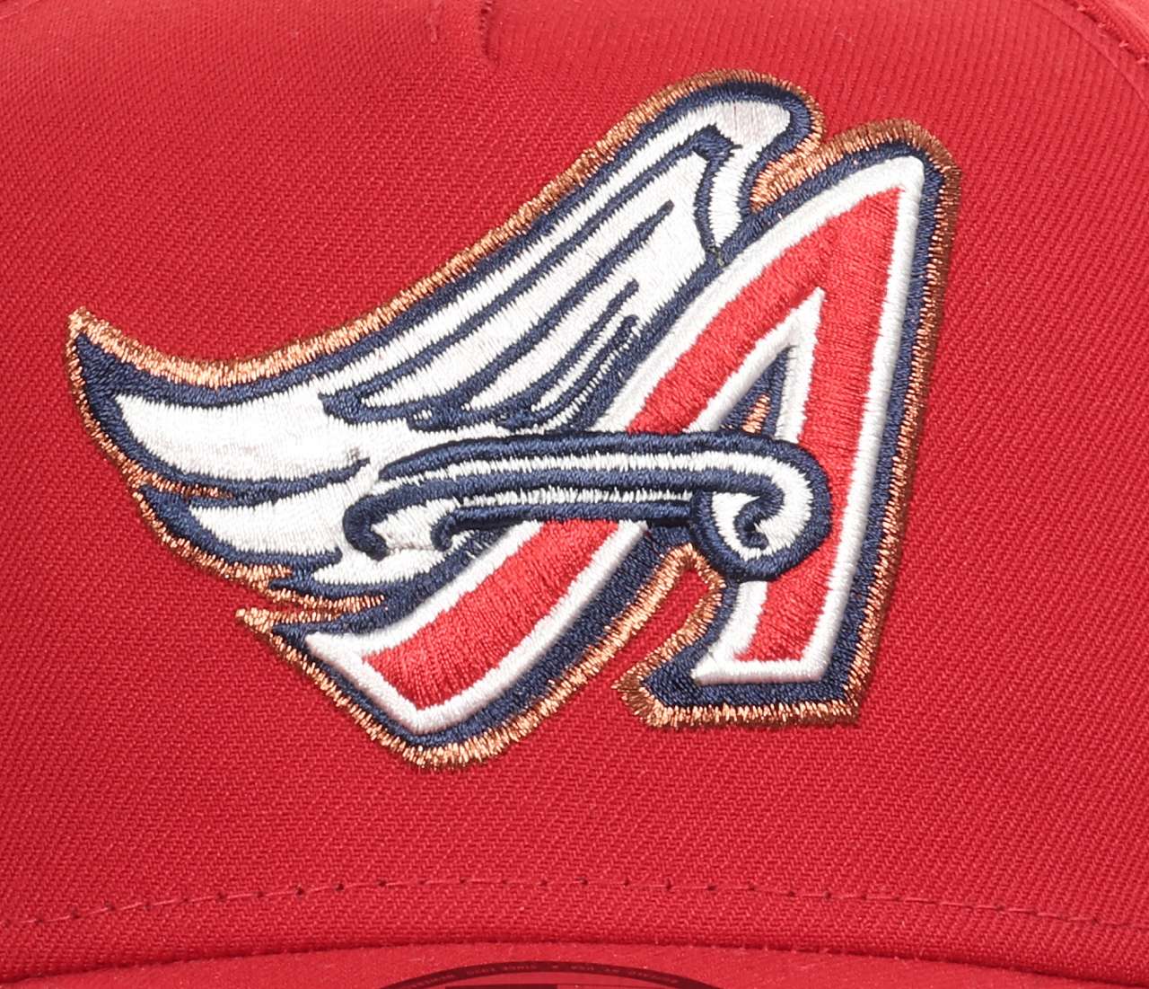 Anaheim Angels MLB Scarlet Red 9Forty A-Frame Snapback Cap New Era
