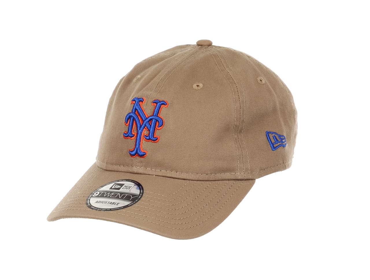 New York Mets MLB Team Khaki 9Twenty Unstructured Strapback Cap New Era