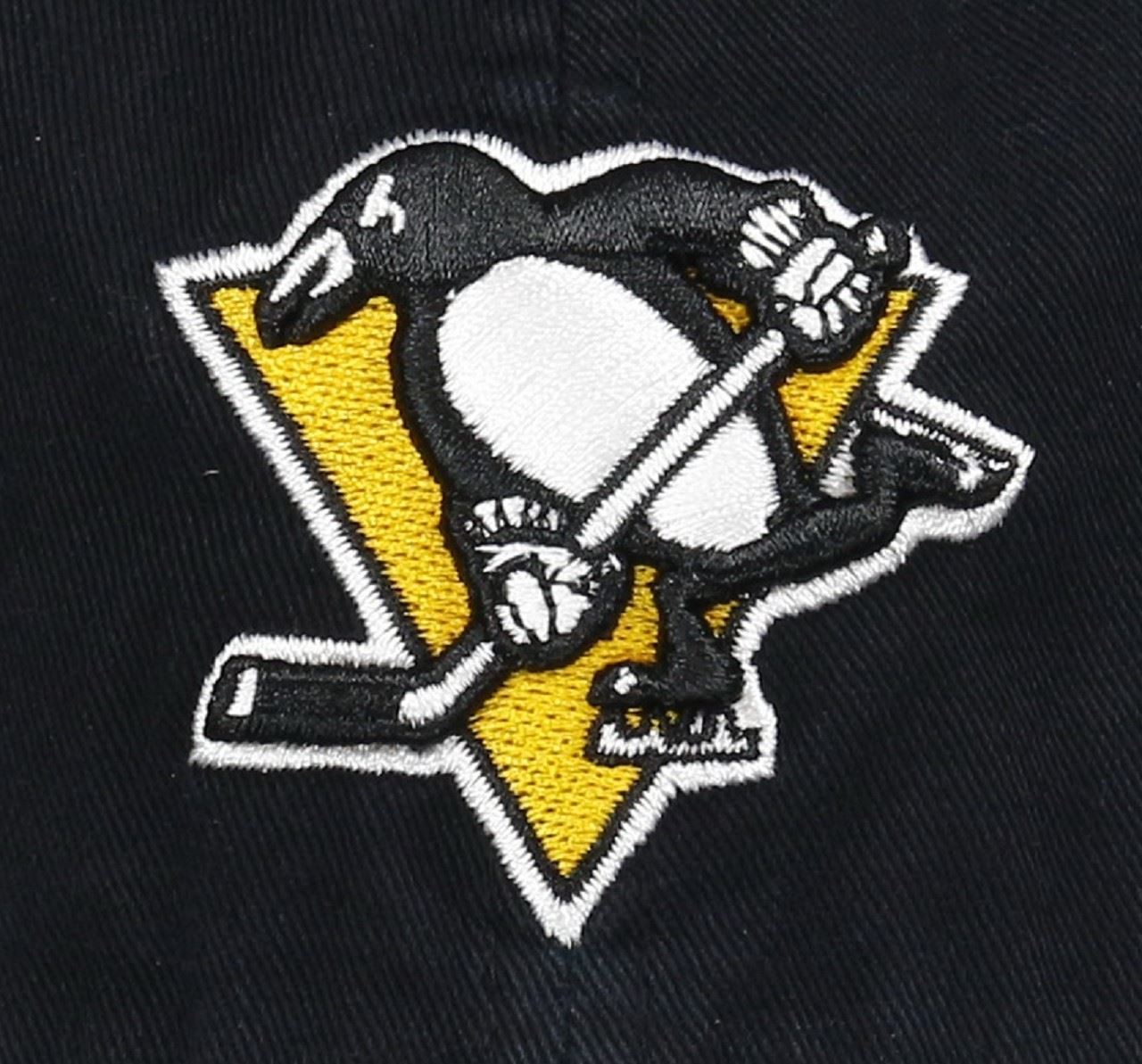 Pittsburgh Penguins Black NHL Clean Up Cap '47