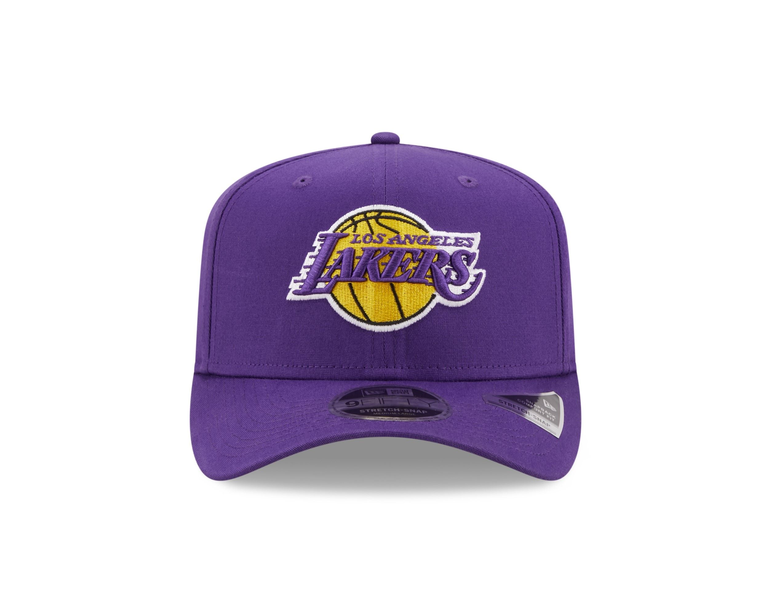 Los Angeles Lakers NBA Team Colour Purple 9Fifty Stretch Snapback Cap New Era