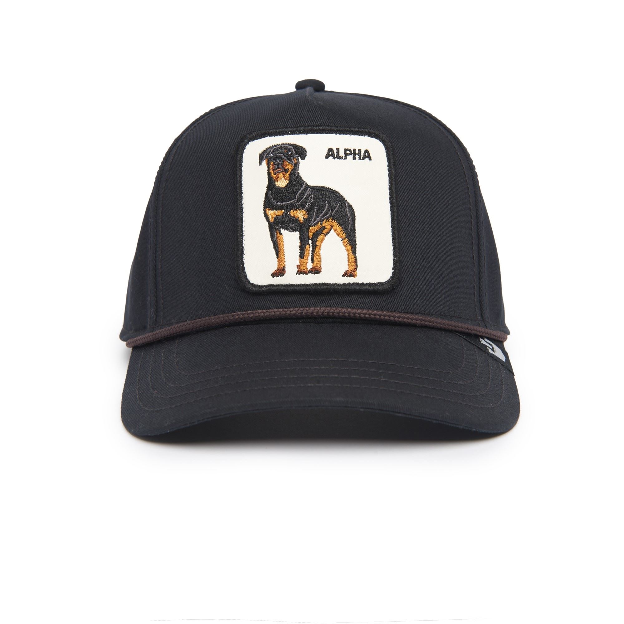 Alpha Dog Hund Schwarz Verstellbare Snapback Cap Goorin Bros