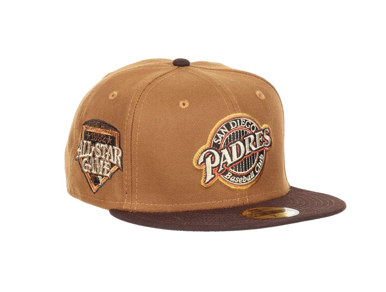 San Diego Padres MLB Cooperstown 1992 All Star Game Brown 59Fifty Basecap New Era