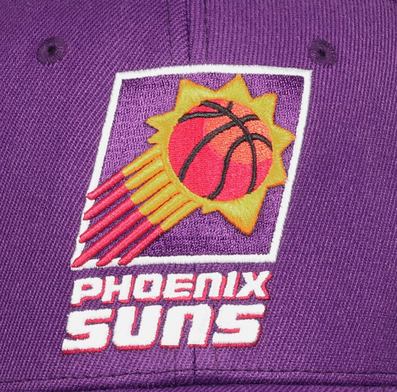 Phoenix Suns Purple NBA Team Ground 2.0 Stretch Snapback HWC Cap Mitchell & Ness