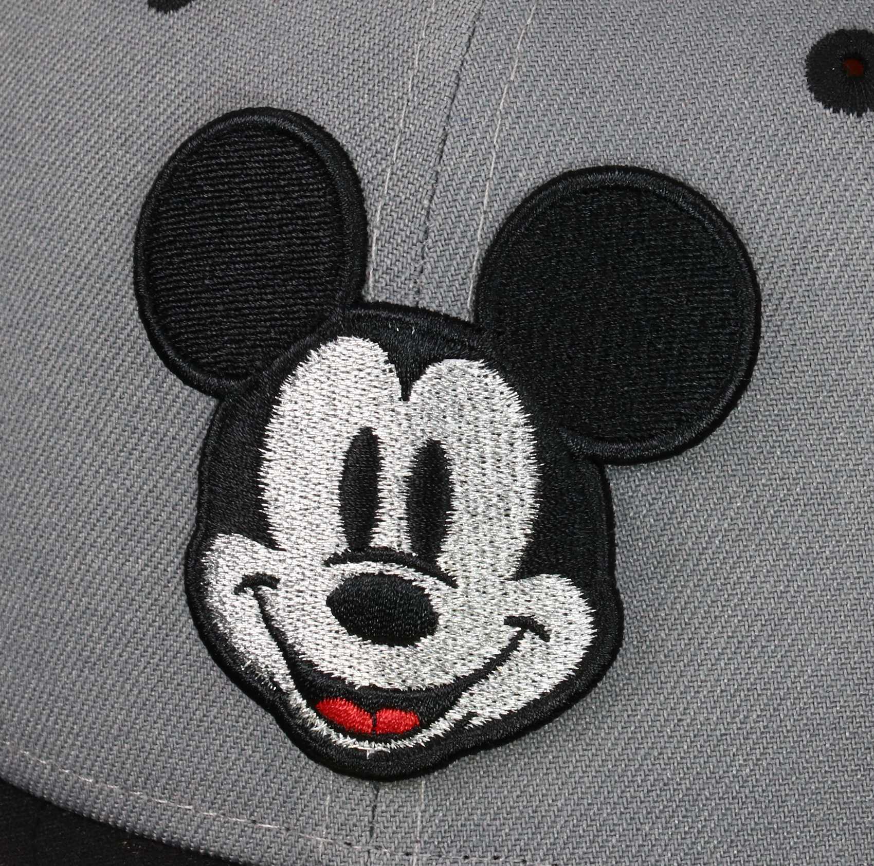 Mickey Mouse Characater Gray 59Fifty Fitted Basecap New Era