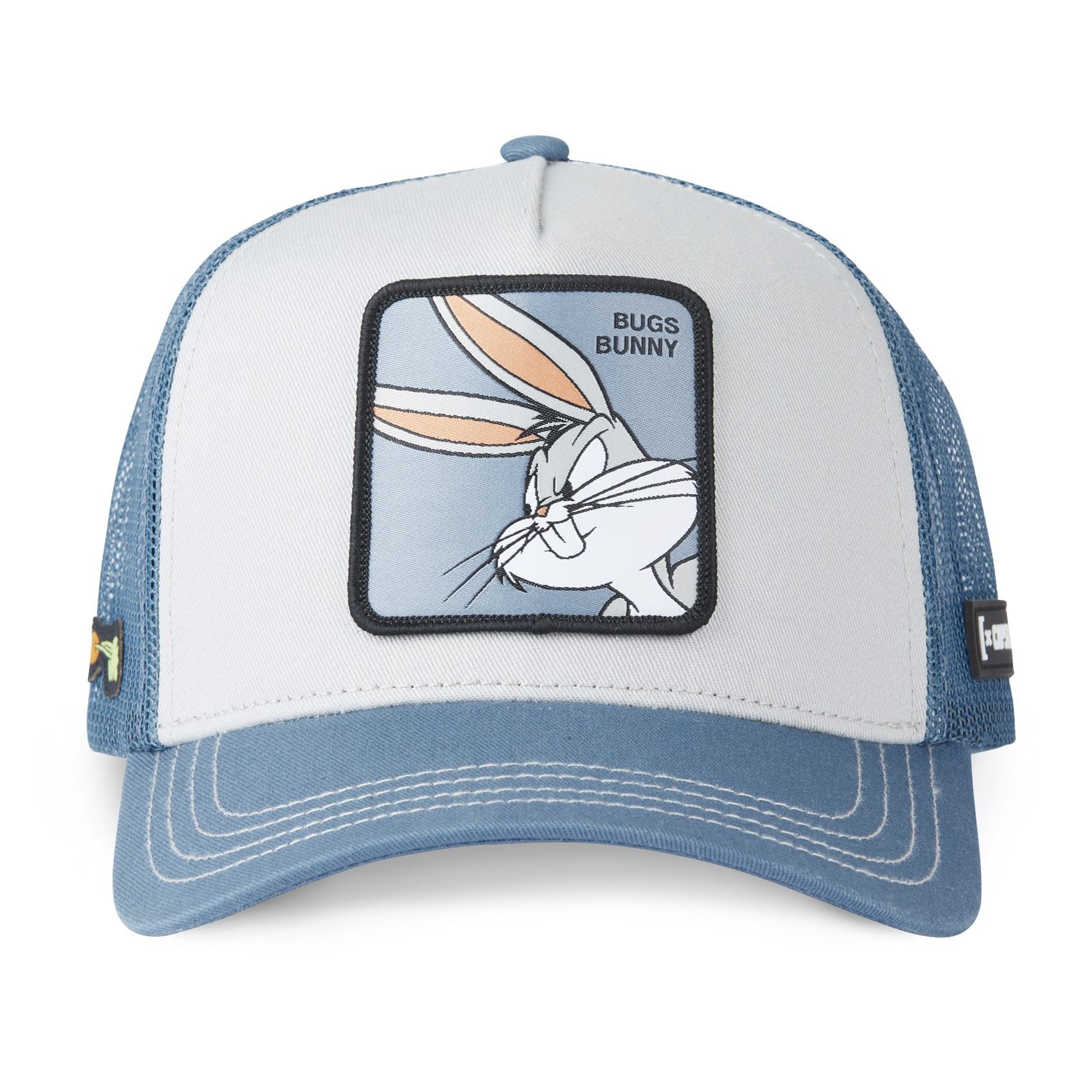 Bugs Bunny Looney Tunes Grau Dunkelgrau Trucker Cap Capslab