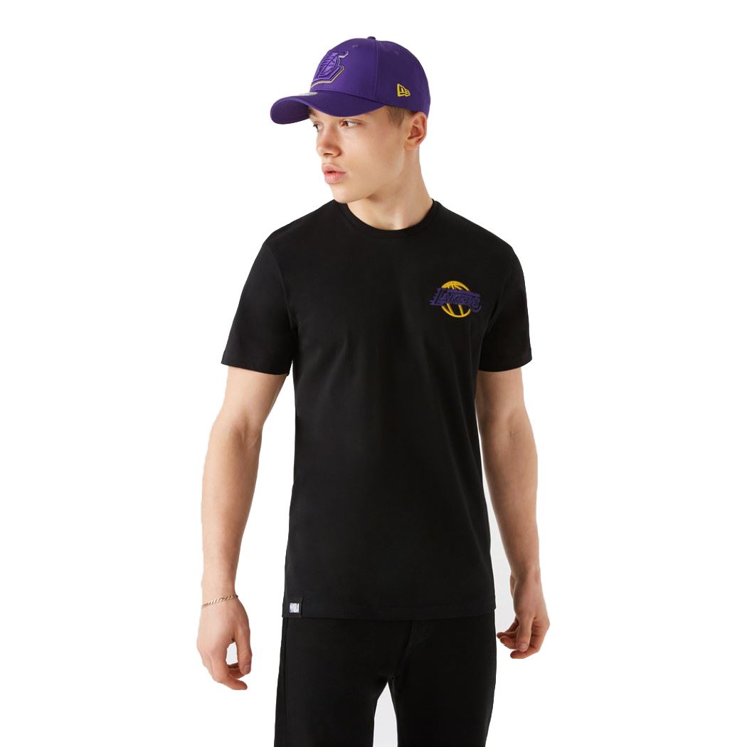 Los Angeles Lakers NBA Neon Tee T-Shirt New Era