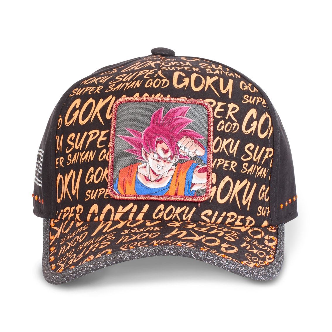 Son Goku Dragon Ball Super Black Strapback Cap Capslab