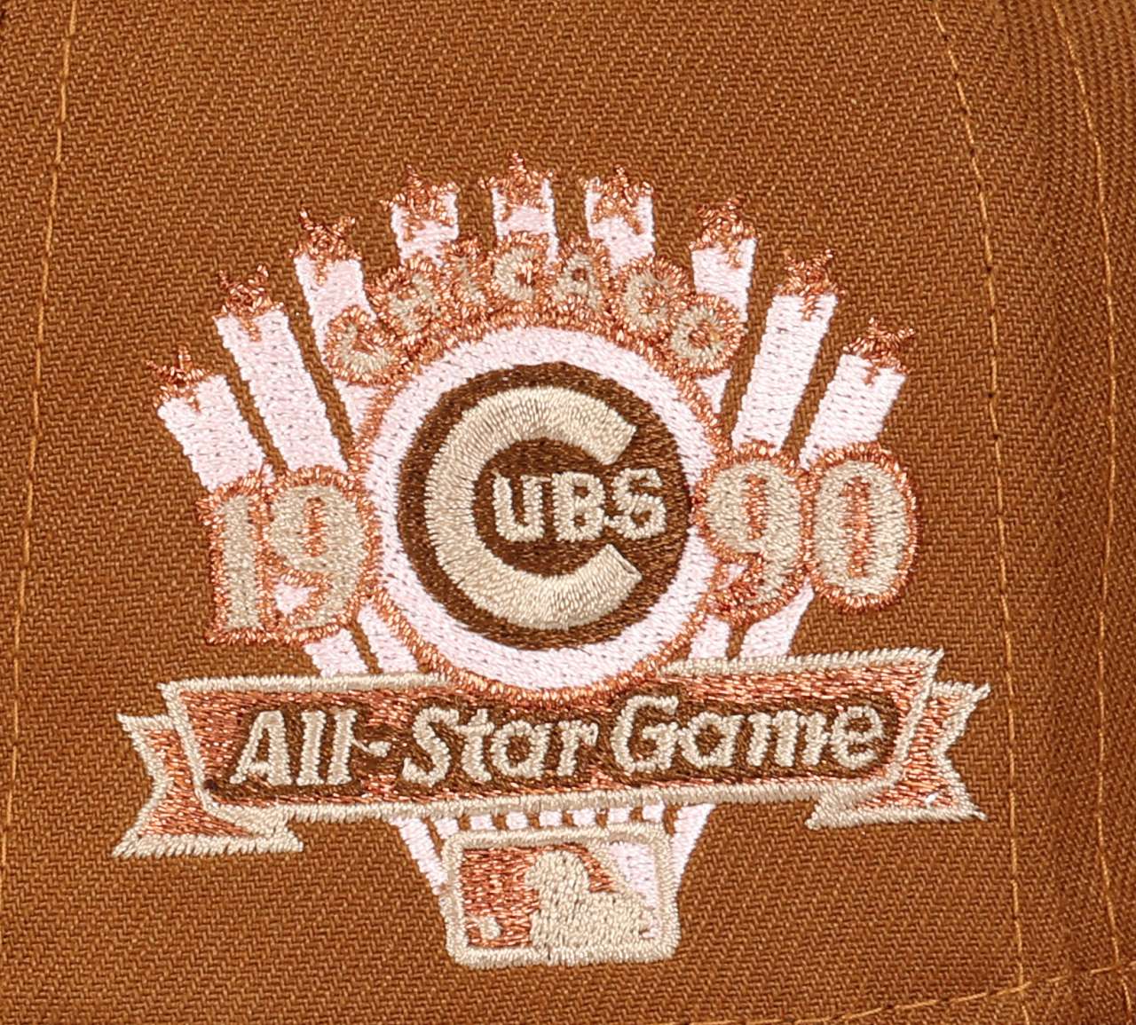 Chicago Cubs MLB All-Star Game 1990 Sidepatch Toasted Peanut Pink 59Fifty Basecap New Era