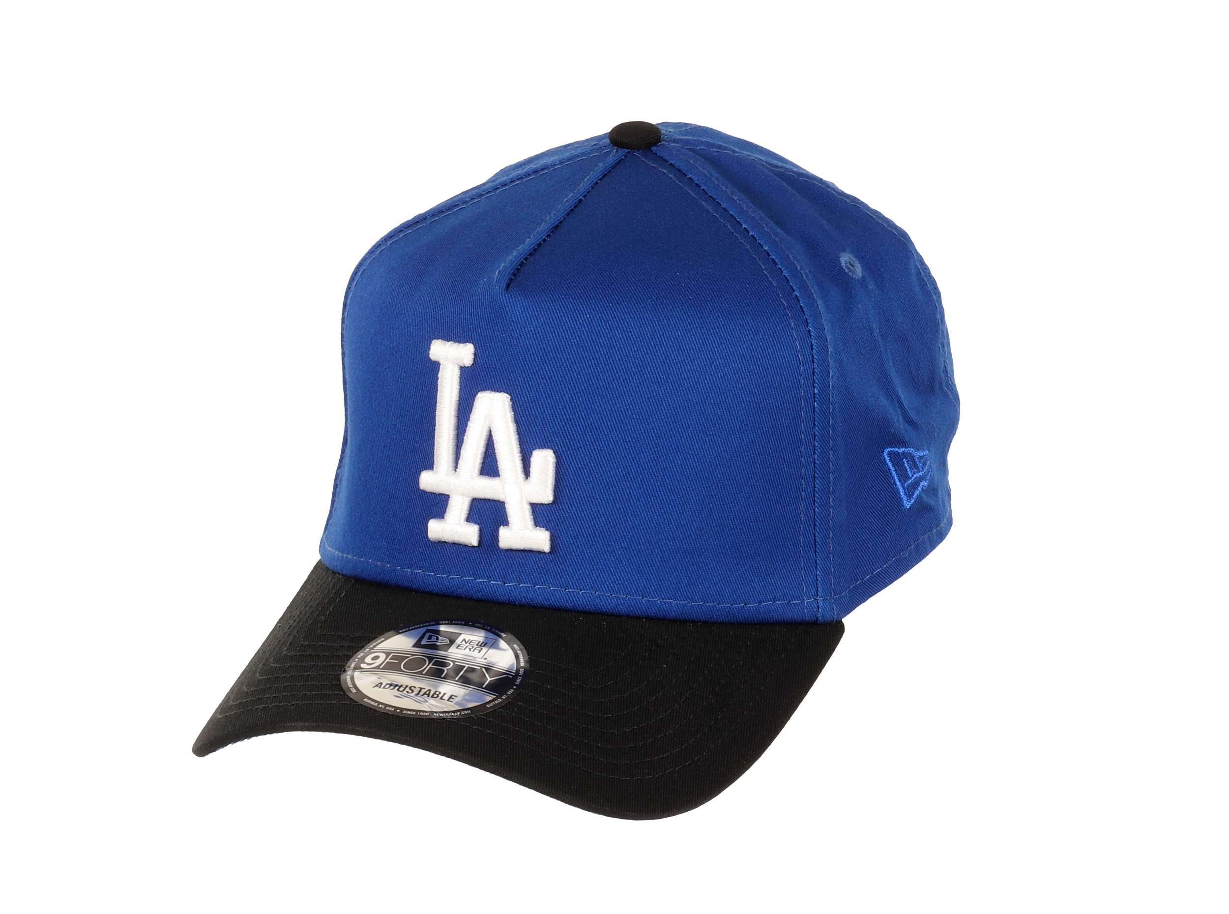 Los Angeles Dodgers MLB 50th Anniversary Dodgers Stadium Sidepatch Cooperstown Royal Blue Sky 9Forty A-Frame Snapback Cap New Era