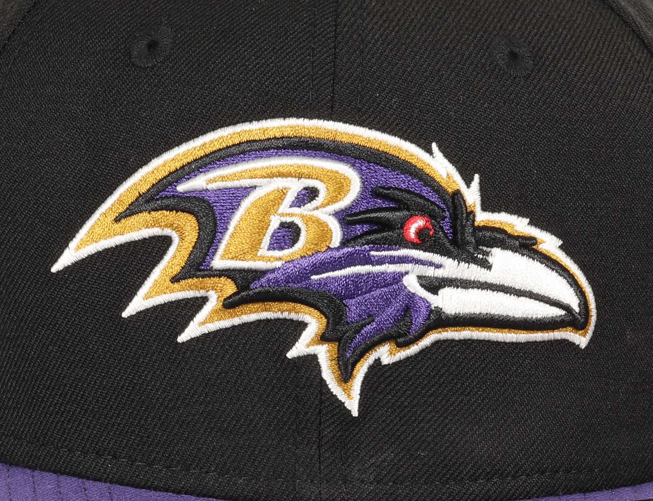 Baltimore Ravens Two Tone NFL Black Purple 9Fifty Original Fit Snapback Cap New Era