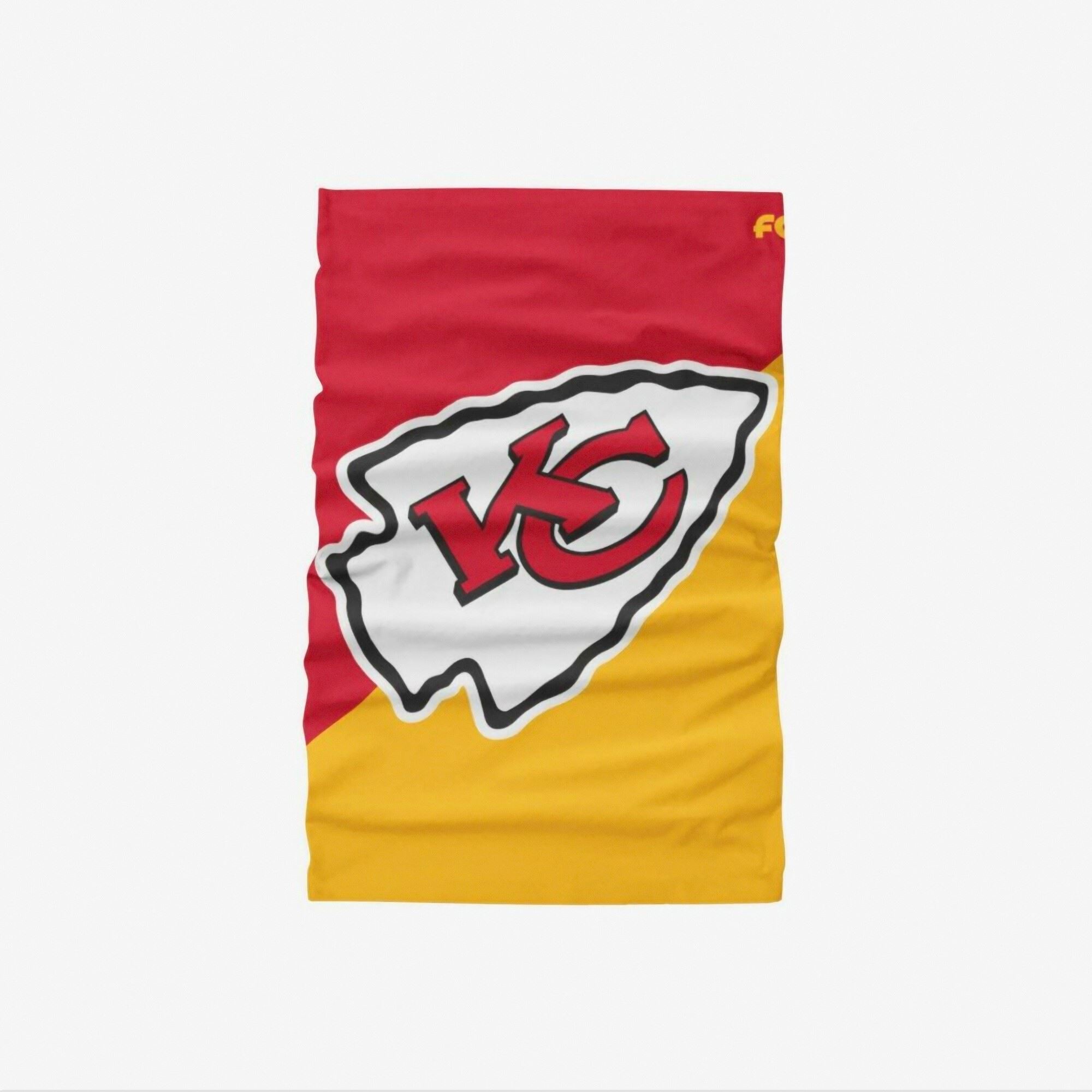 Kansas City Chiefs Colour Block Big Logo Gaiter Scarf Forever Collectibles