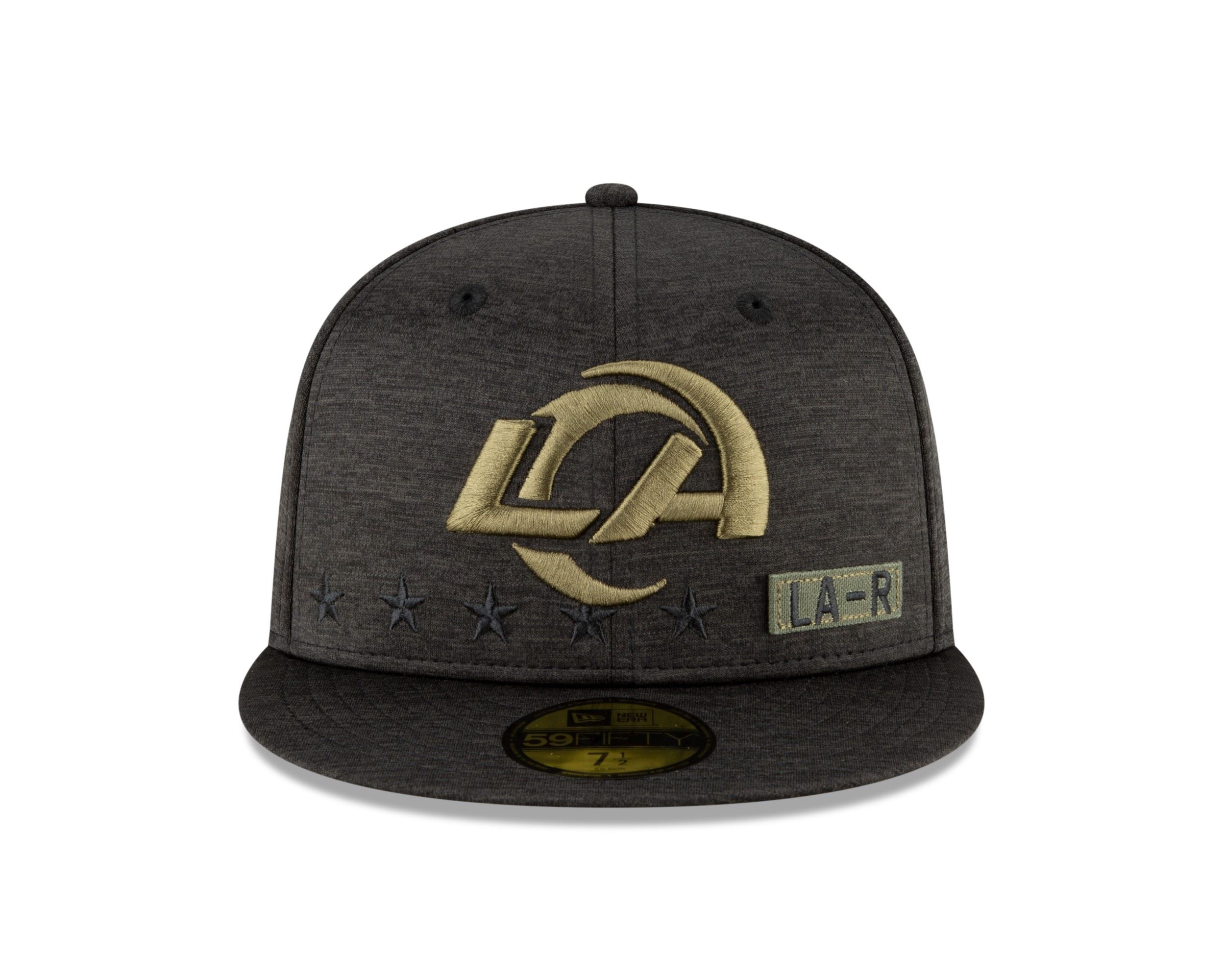 Los Angeles Rams Salute to Service 2020 59Fifty Cap New Era