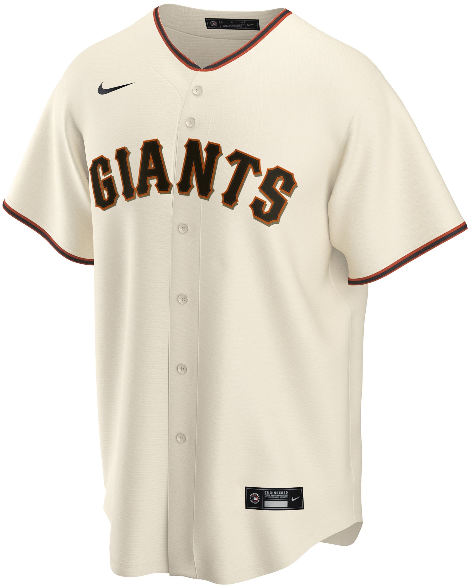 San Francisco Giants Official MLB Replica Home Jersey Cream Nike
