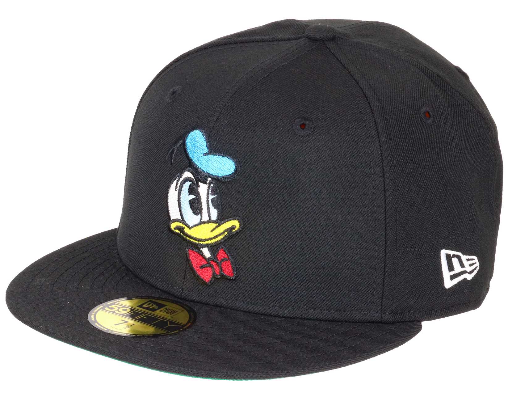 Donald Duck Face Black Base  59Fifty Fitted Basecap New Era