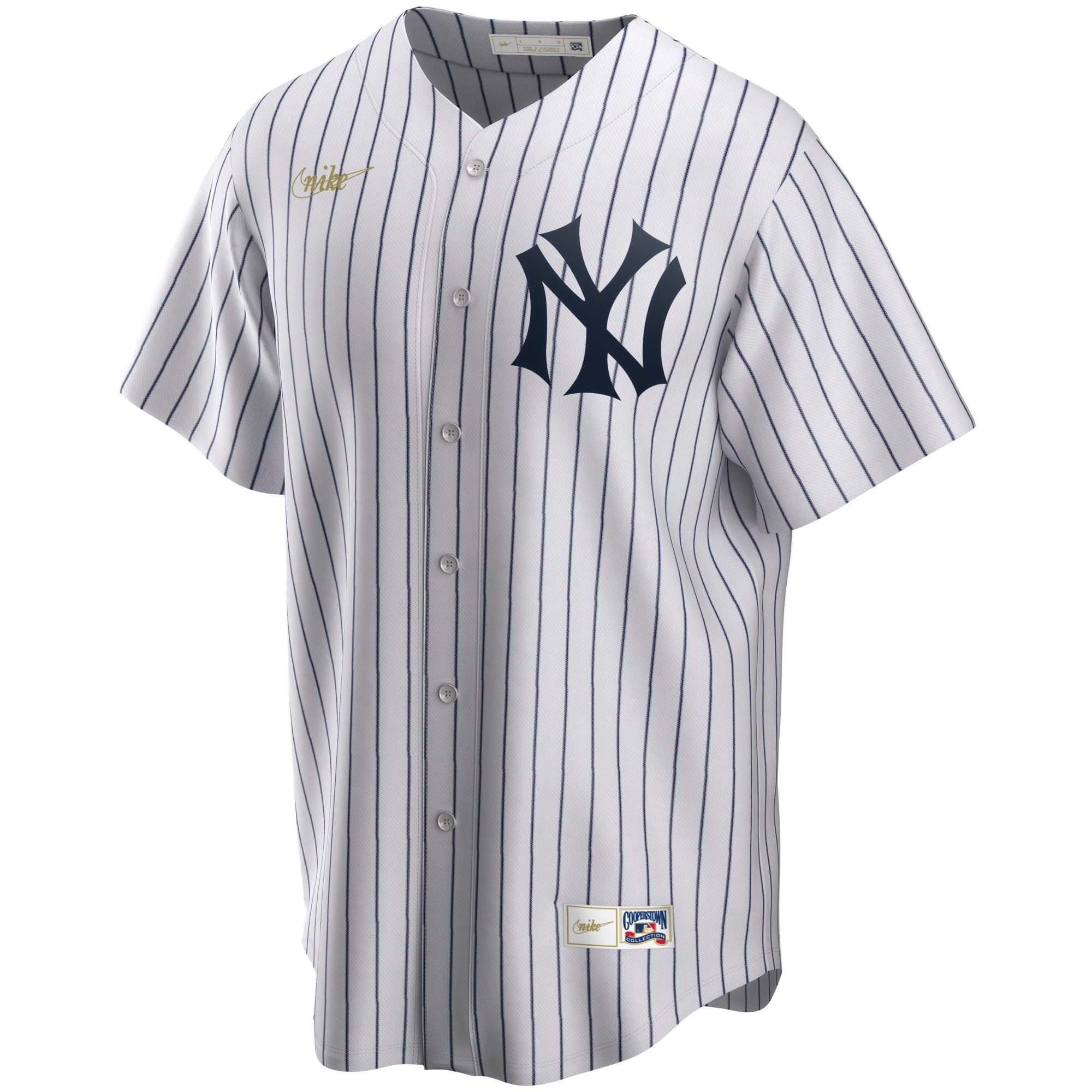New York Yankees Official MLB Cooperstown Jersey White Nike