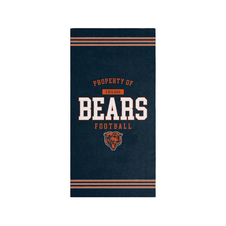 Chicago Bears NFL 2024 Strandtuch Badetuch Handtuch Blau Foco