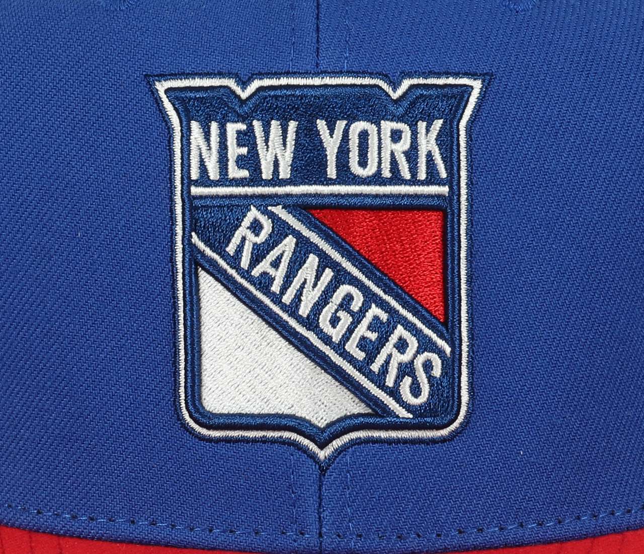New York Rangers NHL Team 2 Tone 2.0 Blue Red Original Fit Snapback Cap Mitchell & Ness