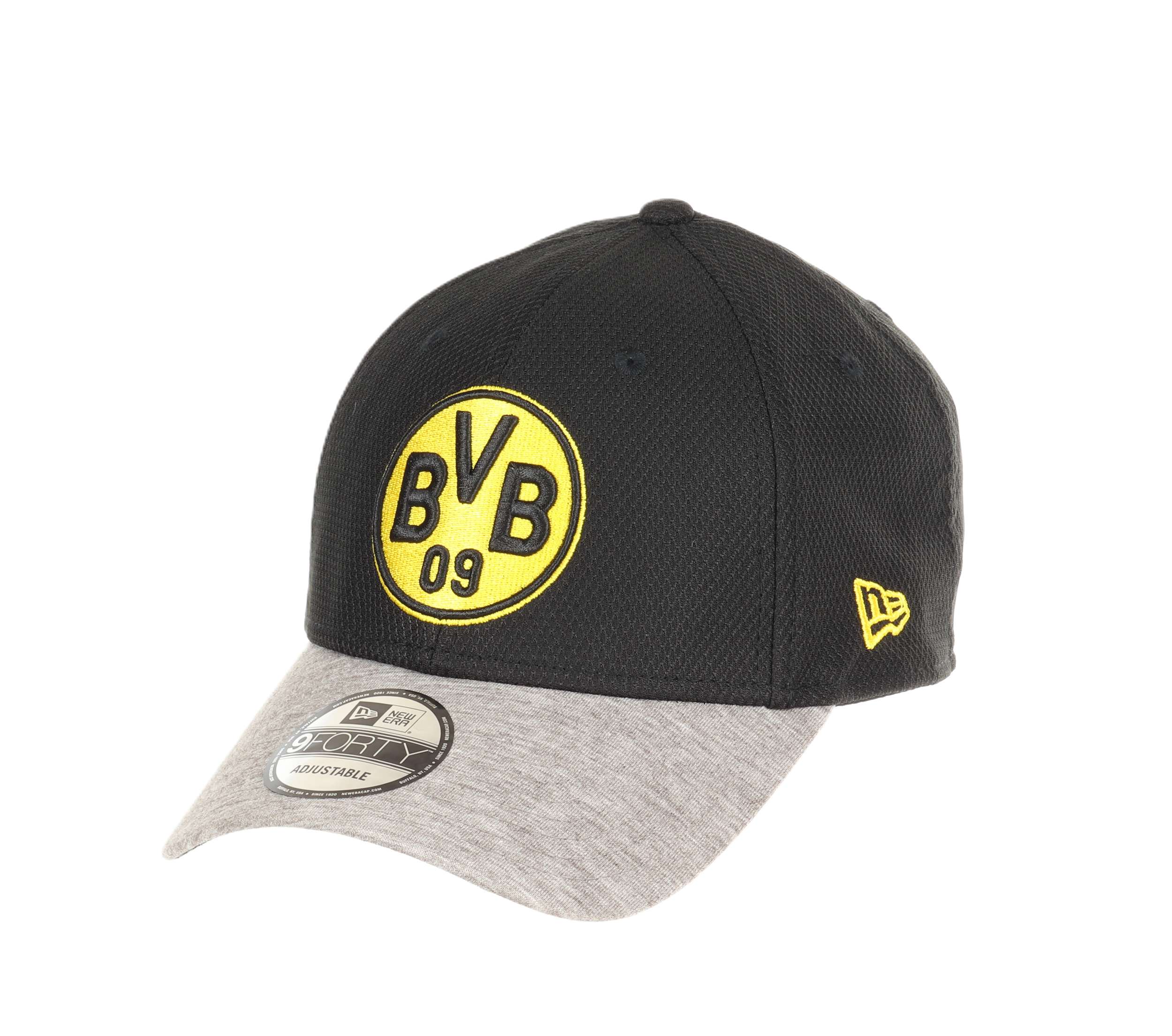 BVB 09 Borussia Dortmund Black Grey 9Forty Adjustable Cap New Era